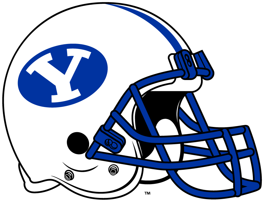 Brigham Young Cougars 1978-1997 Helmet Logo diy DTF decal sticker